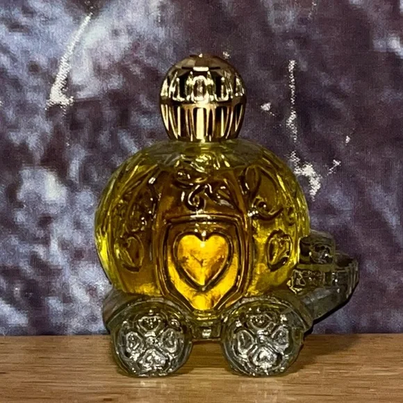 Avon Cinderella Carriage Coach princess Occur! Cologne fl oz Glass Bottle  Vtg